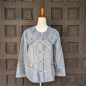 Vintage 90s Ruby Rd. Silver Jacket